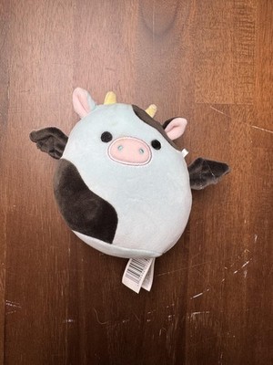Squishmallows Belana Cow Plush Teal Brown Patch Jazwares Stuffed Animal Toy