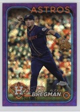 2024 Topps Chrome Logofractor Edition Purple Refractor /250 Alex Bregman #53 go9