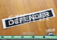 Sticker Autocollant "DEFENDER" pour Land Rover 90 110 Front Grill Panel Capot