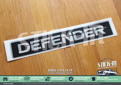 Aufkleber  DEFENDER  Für Land Rover 90 110 Frontgrill Haube Frontgrillplatte