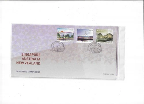 Singapore-Australia-New Zealand Year 2015 Tripartite Stamp Issue FDC