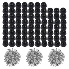 120 Pieces Soft Cutting Board Rubber Feet with 304 Stainless Steel Screws, 0....
