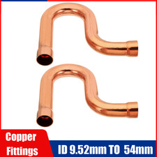 End Feed Fittings - 9.52mm/12.7mm/16mm/22mm to 54mm Return Bend/Copper Plumbing