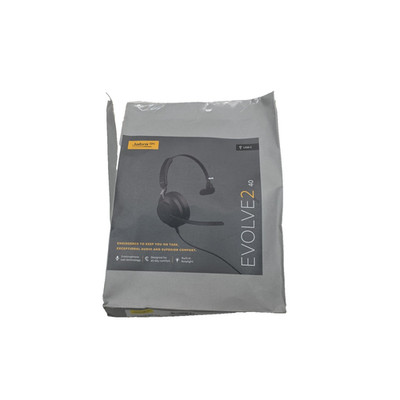 Jabra Evolve2 40 USB-C Wired Headset Noise-Canceling Mic Work From Home Office