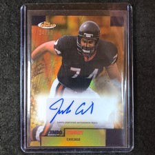 2024 Topps Finest NFL JIMBO COVERT Flashback Auto Gold Refractor 24/50