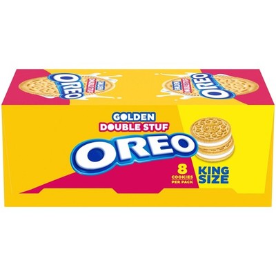 OREO Double Stuf Golden Sandwich Cookies, King 2.5 Pound (Pack of 1), golden
