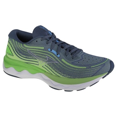 Shoes Running Men Mizuno Wave Skyrise 4 J1GC230904 Blue-Green