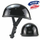 Beanie Motorcycle Helmet Half Helmet Retro Men Women Open Face Scooter Skull Cap