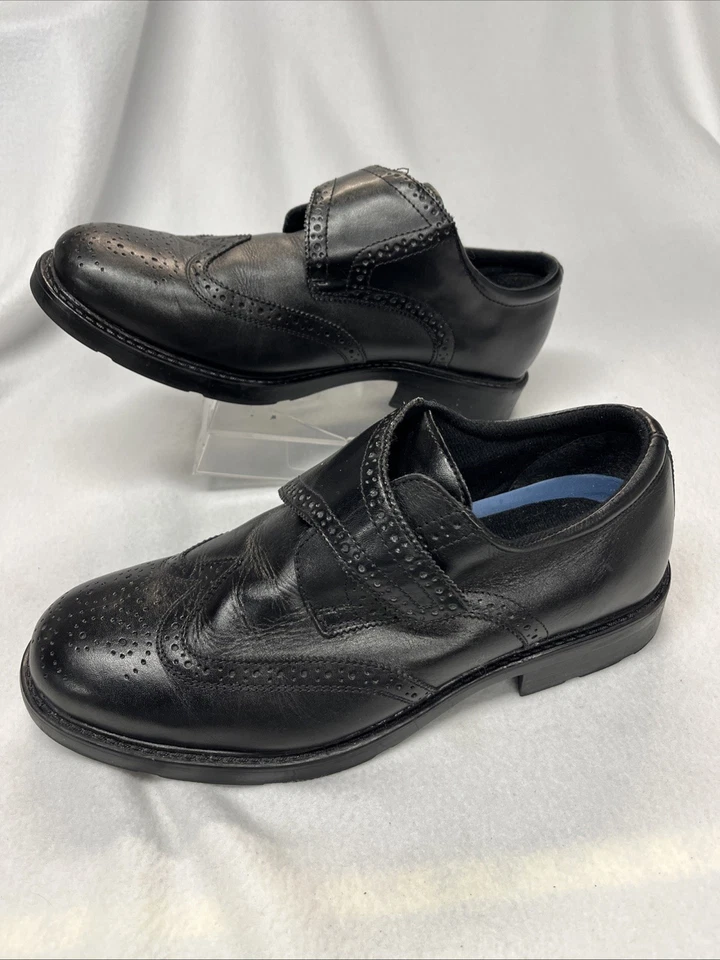 Dr Scholl's Men's Size 11W Monk strap Oxford Shoes, Black - Image 3 of 4