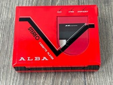Vintage Alba CP3 Walkman Portable Personal Stereo Cassette Player - Red
