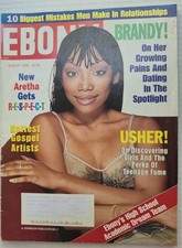 Ebony Magazine August 1998 Brandy Cover Usher Venus Williams Aretha Kirk Stella