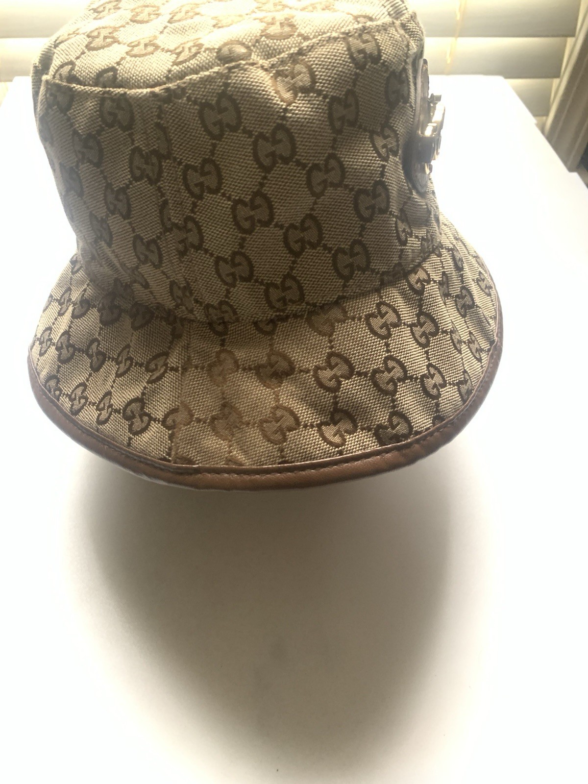 GUCCI Gg Pattern Bucket Hat Monogram Authentic - image 2
