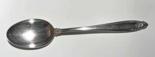 PRELUDE- INTERNATIONAL STERLING TABLE SERVING SPOON Preowned 8.5 Inches