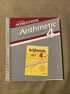 Abeka 4th Grade Arithmetic Curriculum/Lesson Plan 