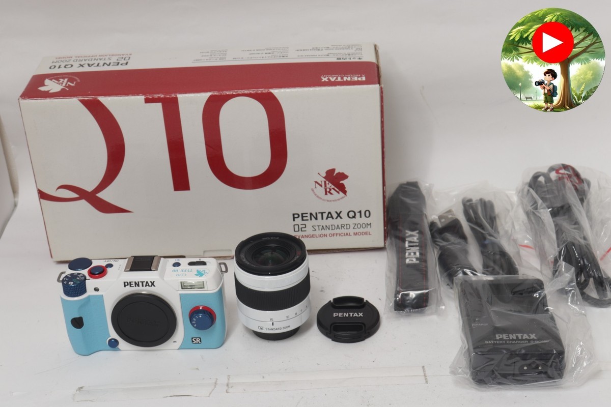 CT 4! [TOP MINT]PENTAX Q10 Evangelion Model Zoom Lens Kit TYPE 00