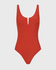NWOT BONDI BORN VERITY ONE PIECE SWIMSUIT ROSSO WOMEN'S SIZE LARGE 395