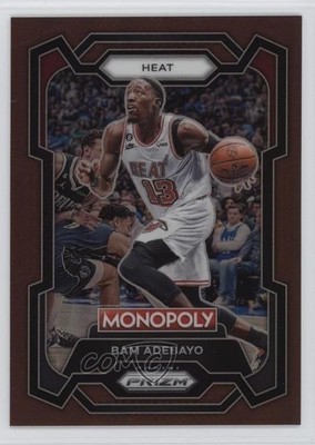 2023-24 Panini Prizm Monopoly Brown Prizm /249 Bam Adebayo #47 04xd