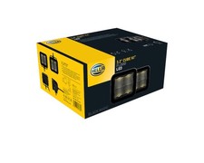 Hella Black Magic Series Flood Led Cube Light Kit 3.200 In. Diameter