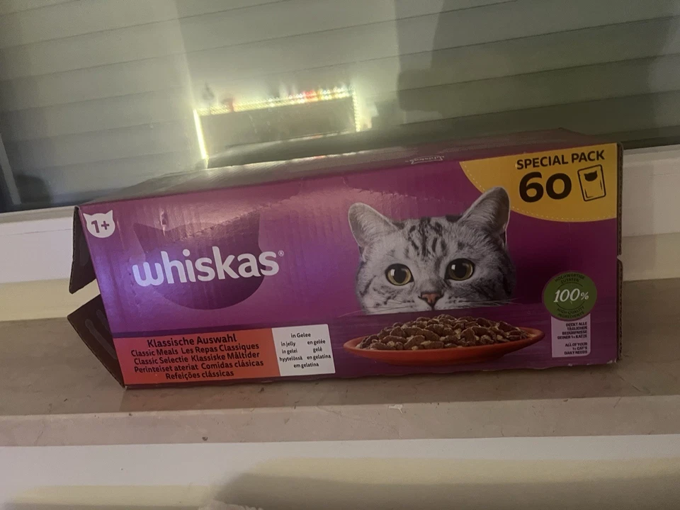 Whiskas Katzenfutter 58 St In Gelee Klassische Auswahl Nassfutter Special Pack