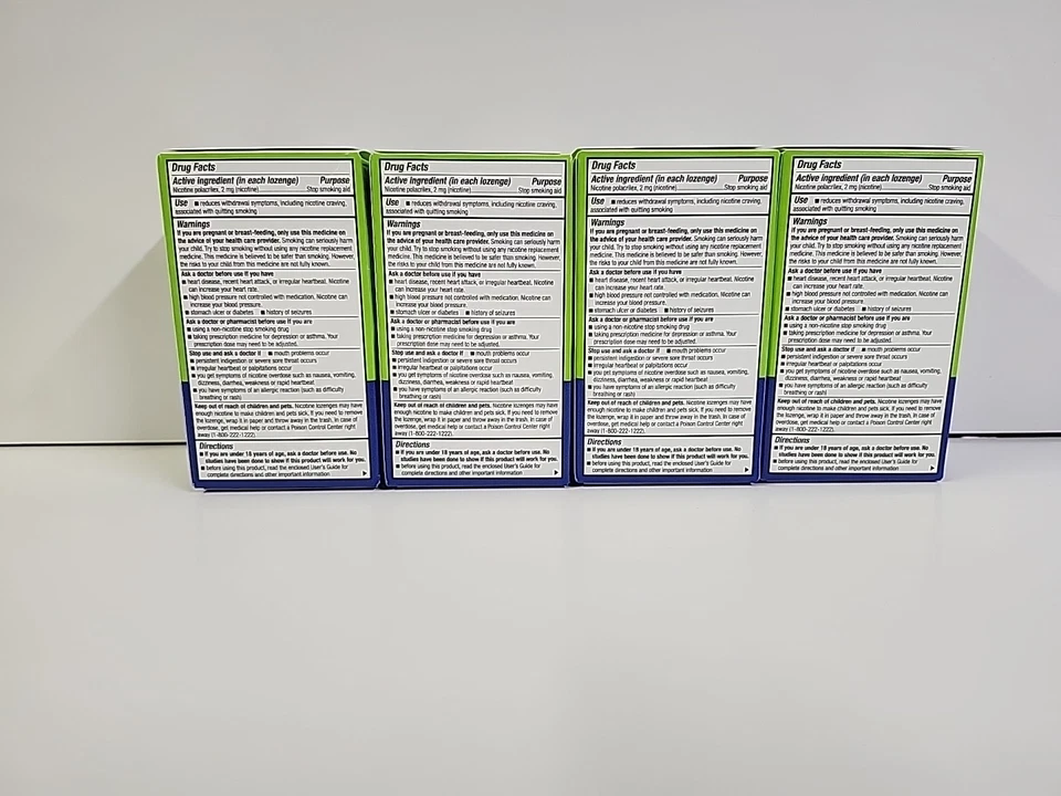 Equate Mini Nicotine Lozenges 2mg Citrus Lime Box Of 108ct. (Lot Of 4 Boxes) - Image 3 of 4