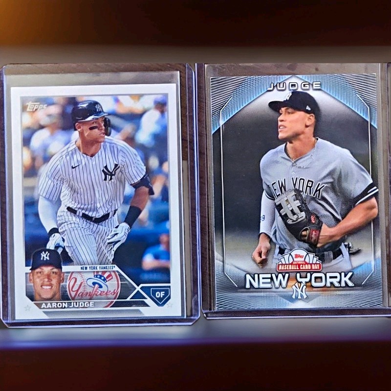 Topps Aaron Judge Yankees 2020 Opening Day/Baseball Card Day #62 #19 2-Card Lot