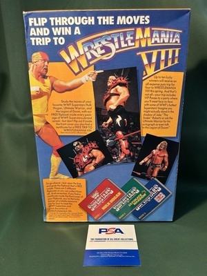 1991 WWF SUPERSTARS CEREAL HULK HOGAN. Autographed, COA, sealed