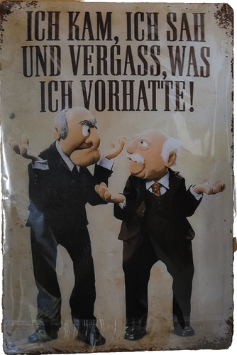 Ich Kam Sah Und Vergass Was Ich Wollte