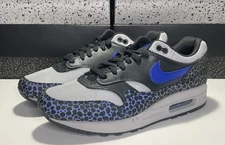 New Nike Air Max 1 SE Reflective "Safari" Blue Noir BQ6521-001 US Mens Size 11.5