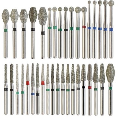 Dental Burs Diamond Round End Taper Surgical Long Ball Barrel FG for High Speed