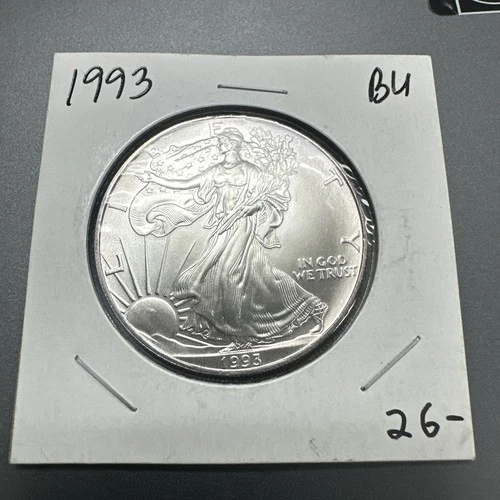 1993 American 1 oz SILVER EAGLE  .999 Fine Silver Bullion US Coin