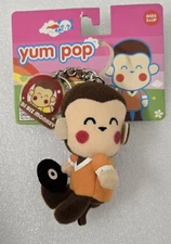 Vintage 2004 Nakajima Yum Pop  Yumpop Cosmic Debris Dj Biz Monkey Plush Keychain