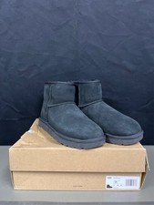 UGG Women's Classic II Pull On Mini Boots - Black - 7M