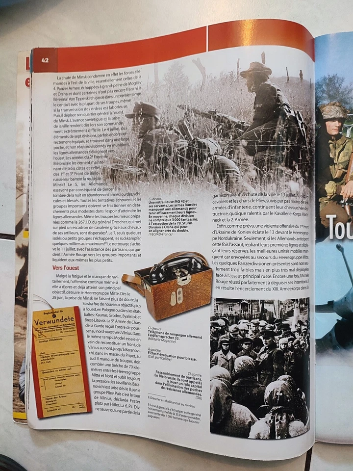 REVUE MAGAZINE BATAILLES NORMANDIE 44 - Été 44 Poche de Falaise Bretagne - Photo 2/4