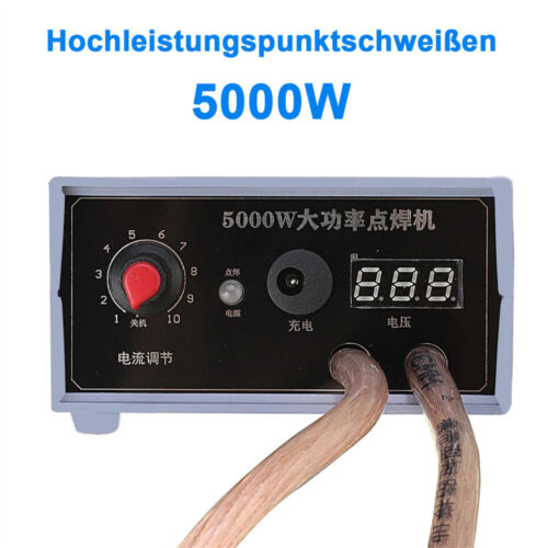 5000W Akku Punktschweißgerät Spot Welder für 18650 Batterie Punktschweißen - Bild 3 von 15