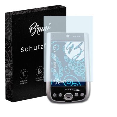 Bruni 2x Folie für Dell Axim X51v Schutzfolie Displayschutzfolie