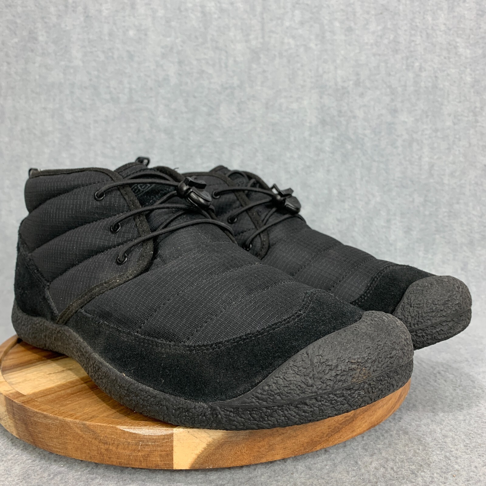 Stivali Keen Howser II Chukka Uomo Taglia 13 Nero Trapuntati Invernali da Passeggio