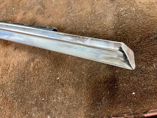 Mercedes Benz SL SLC R107 C107 Right Side Door Window Chrome Trim - 第 2/10 張圖片