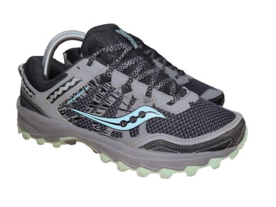 Saucony Women's Excursion TR Run Anywhere Gray Walking Athletic Shoes Sz 7.5