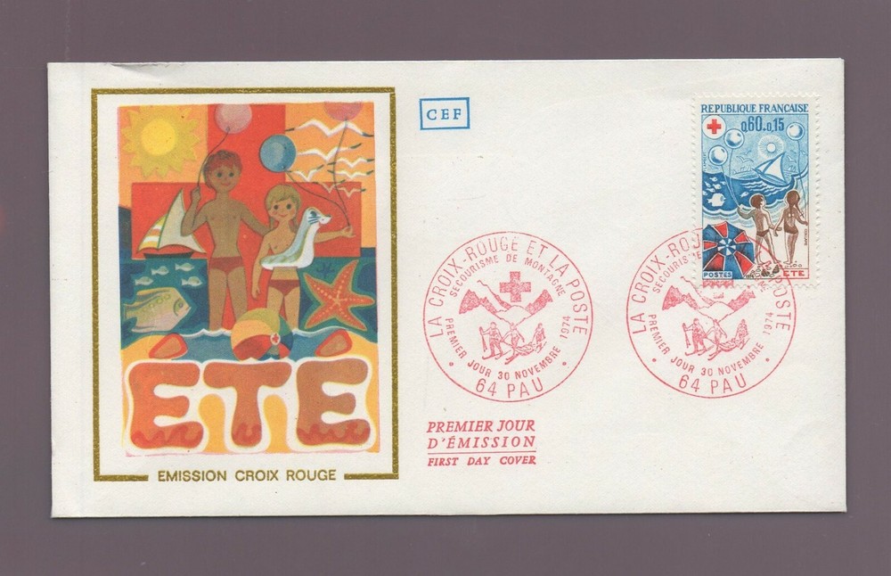 FDC 1974 - Emission Cross Red - Summer (2152)