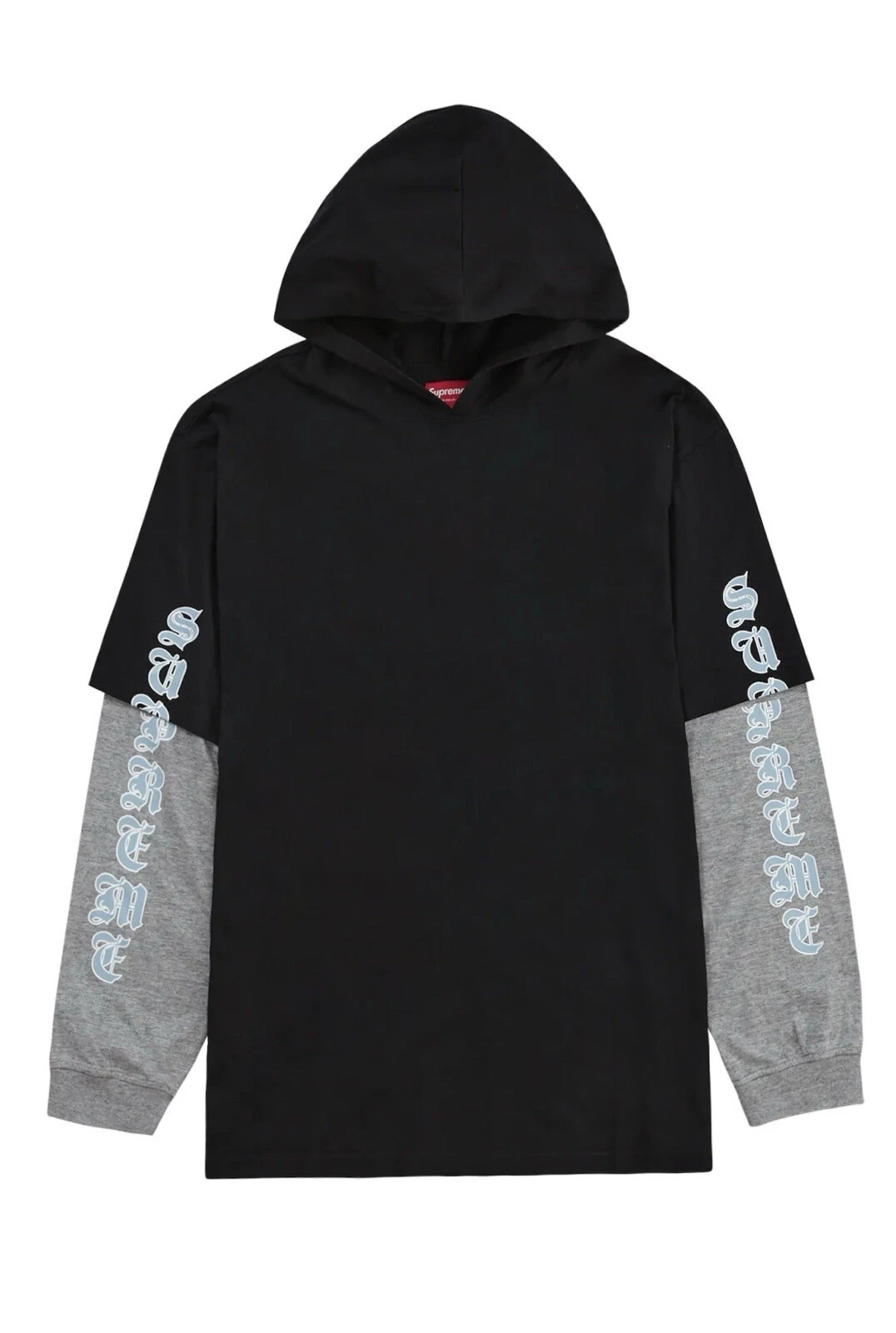 Supreme FW22 Lached S capuche haut à manches longues maillot sweat à capuche noir
