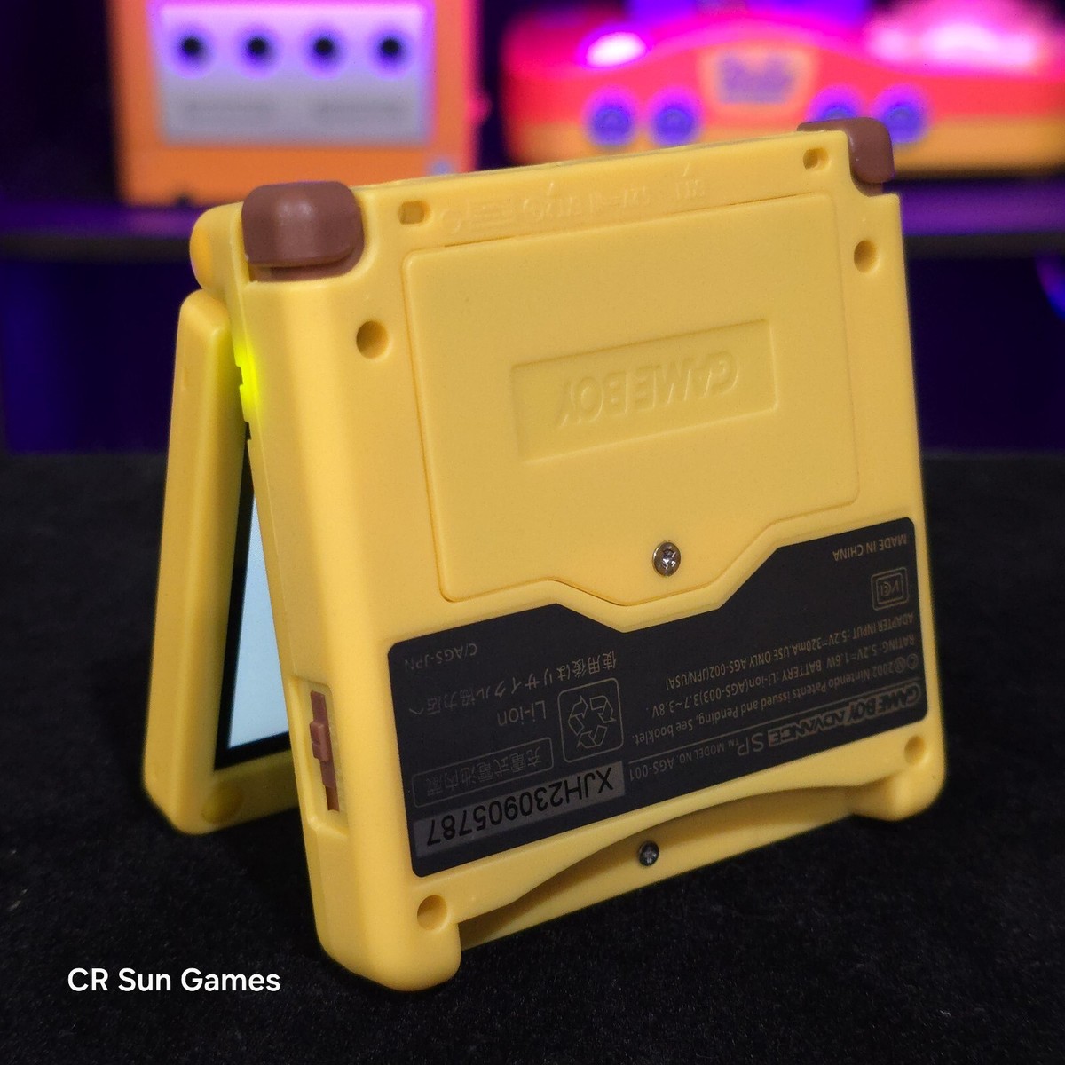 Pikachu Edition Pokemon Yellow Game Boy Advance SP GBA Console