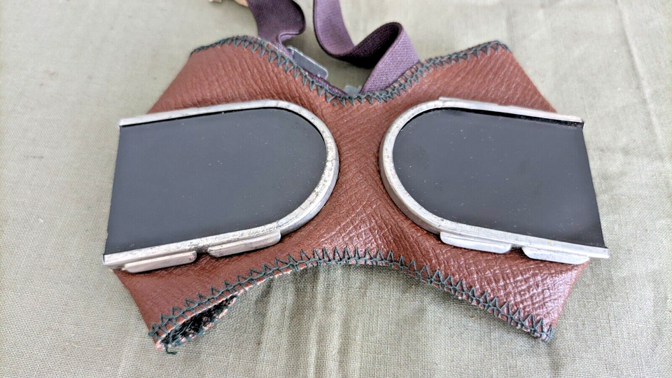 Vintage Soviet Protective Glasses Safety Googles USSR 1980 Burning Man Steampunk