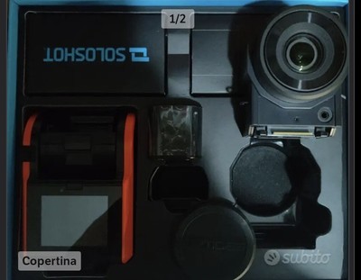 VIDEOCAMERA CON TAG GPS SOLOSHOT 25mm ( TI SEGUE E FA LO ZOOM AUTOMATICO) 
