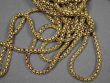Venezianerkette  Meterware alter Lagerbestand Schmuckkette Taschenuhrkette Kette