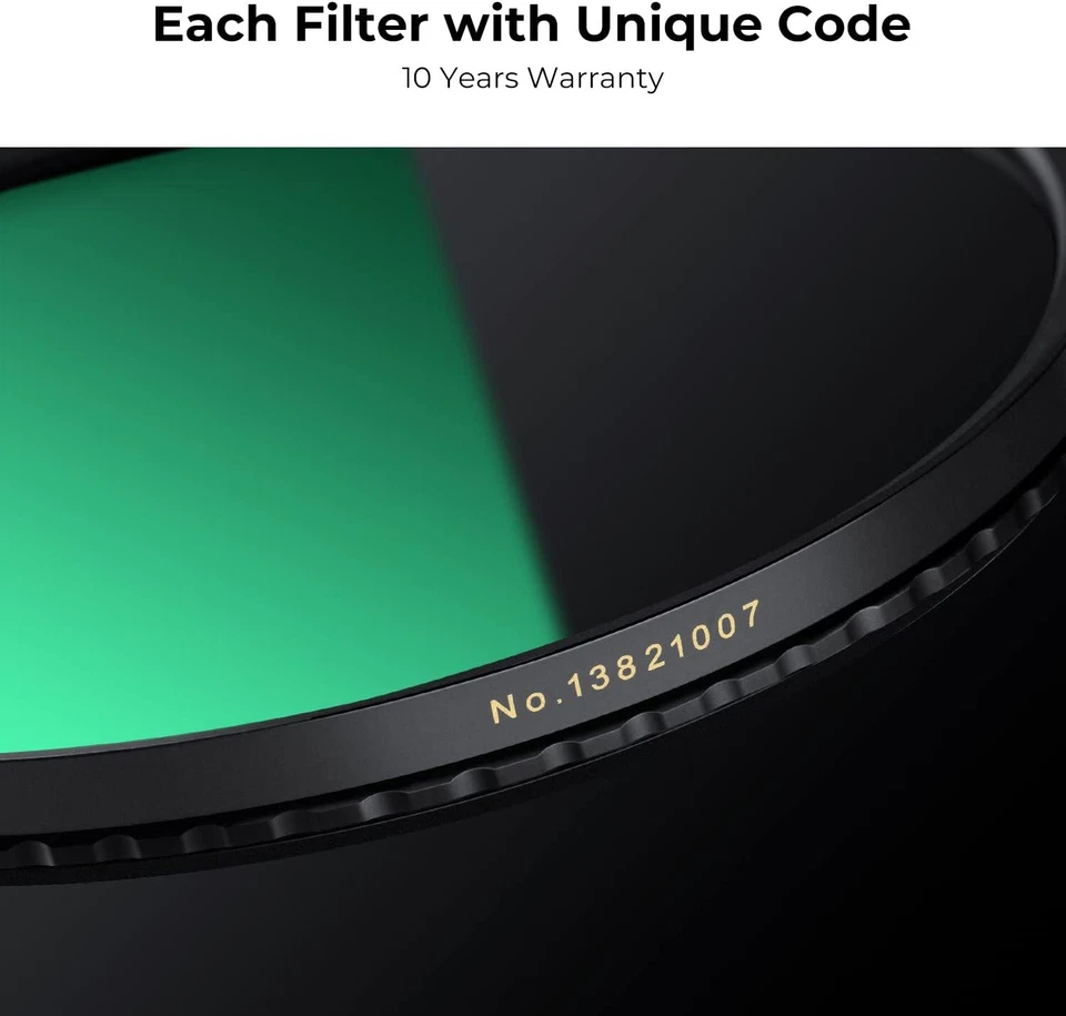 K&F Concept Circular Polarizing (CPL) Camera Lens Filter (Nano-X PRO Series) - Image 3 of 4
