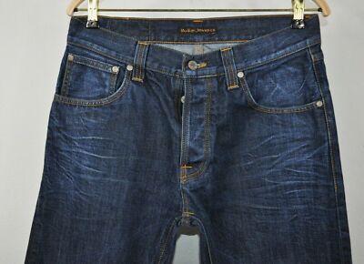 Nudie Jeans Big Bengt Dark Crinkle Men's Jeans size W32 L30