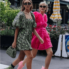 Aje The Serpentine Corset Mini Dress