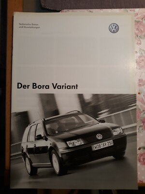 Brochure technology & equipment ''The Bora Variant'' 2004 Top