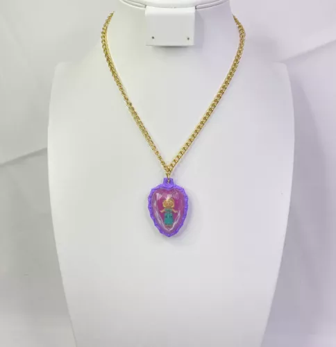 Polly Pocket Vintage Bluebird Toys 1993 Rose Dream Locket Heart Pendant Necklace