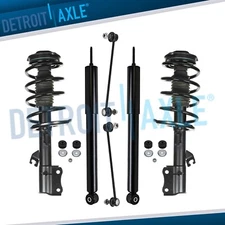 Front Struts w/Spring Sway Bars Rear Shocks Kit for 2014 2015 2016 Nissan Sentra